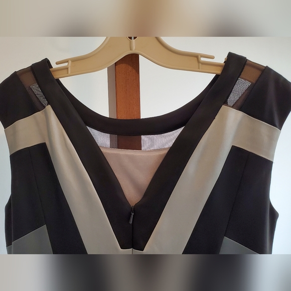 JAX formal dress black grey silver size 10 NWT - Picture 4 of 6